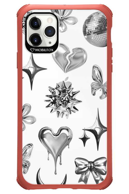 Silver Zone Transparent - Apple iPhone 11 Pro Max