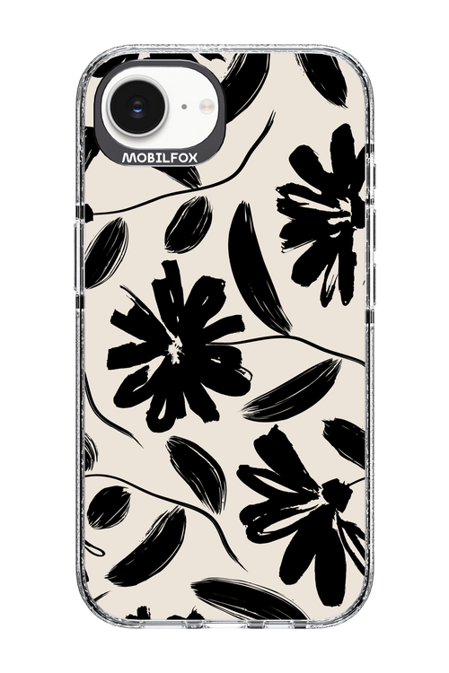 Monochrome Flowerss 2.0 - Apple iPhone 16e