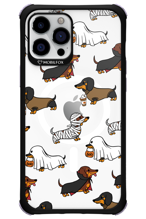 Scary Dachshund (Transparent) - Apple iPhone 12 Pro Max