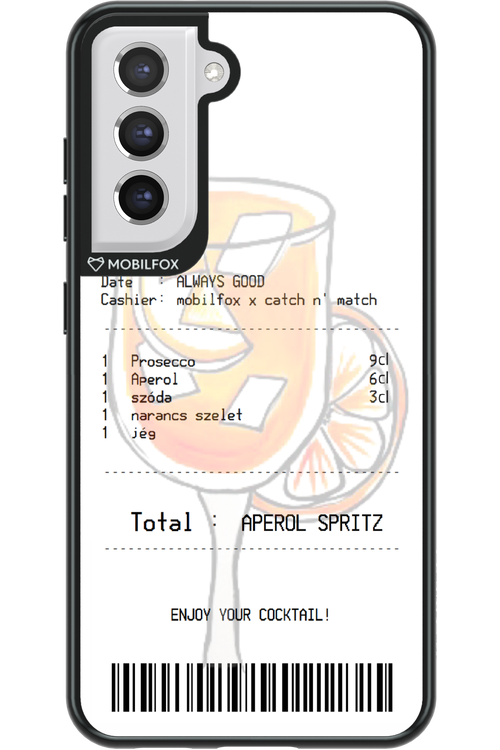 aperol spritz koktél - Samsung Galaxy S21 FE