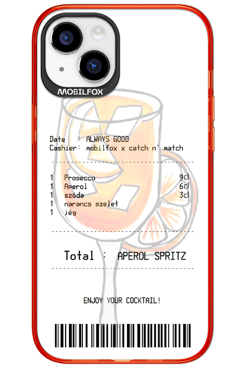 aperol spritz koktél - Apple iPhone 15 Plus