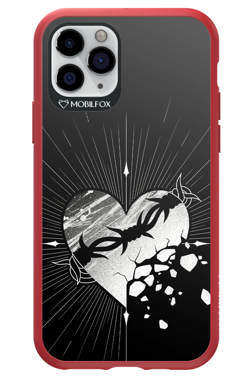 Fehér Szív - Apple iPhone 11 Pro