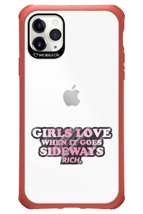 When it goes sideways - Apple iPhone 11 Pro Max