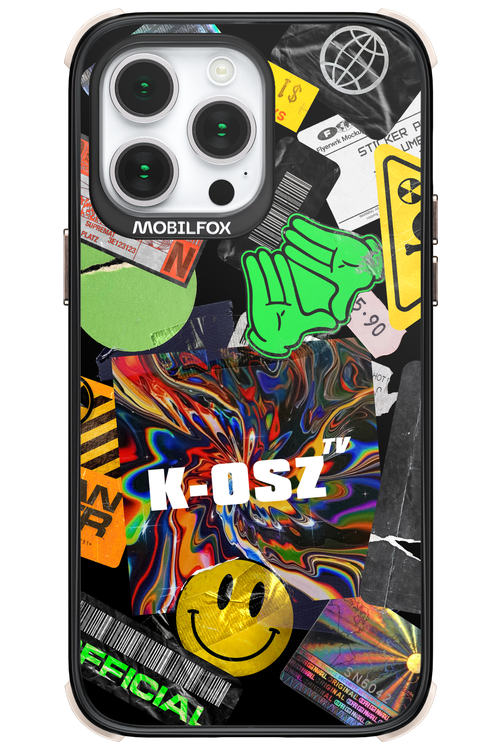 K-osz Sticker Black - Apple iPhone 14 Pro Max