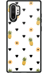 Ananas Heart White - Samsung Galaxy Note 10+