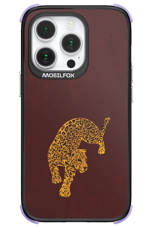 Burgundy Leopard - Apple iPhone 14 Pro