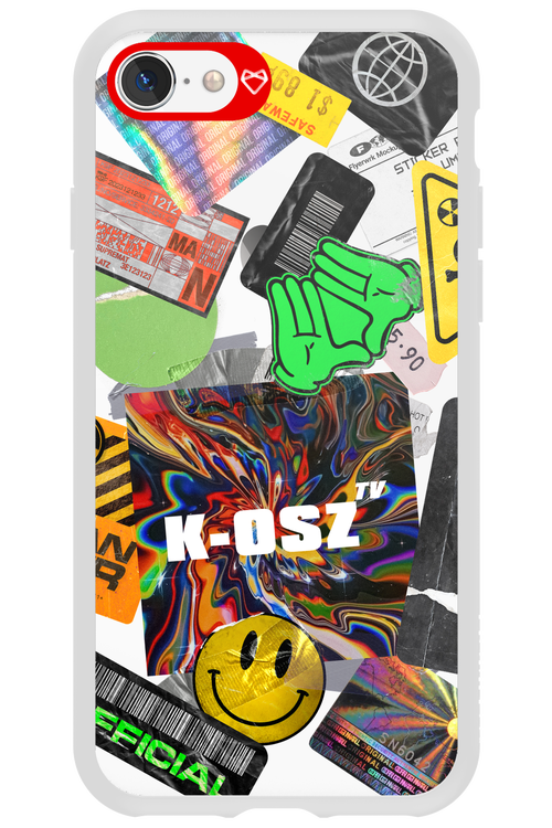 K-osz Sticker Transparent - Apple iPhone 8