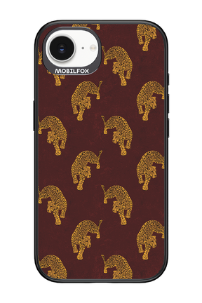 Burgundy Leopard Pattern - Apple iPhone 16e