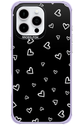 Monochrome Hearts 2.0 - Apple iPhone 16 Pro Max