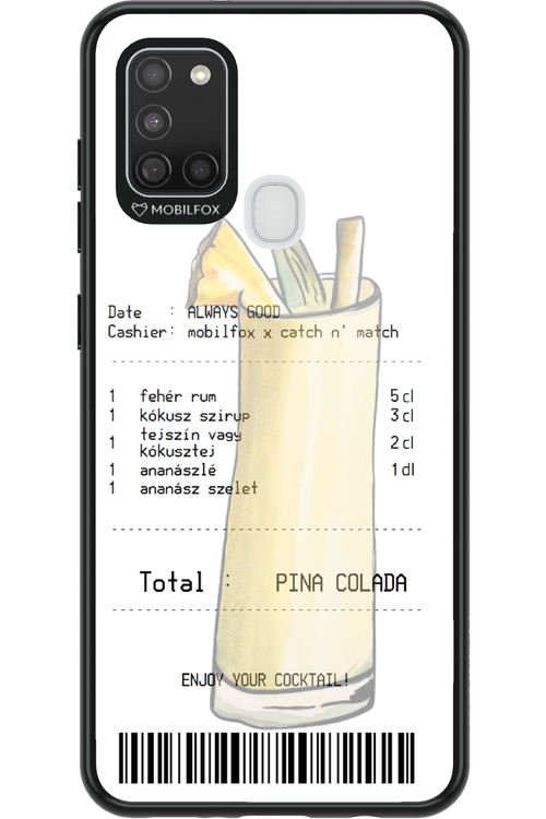 pina colada koktél - Samsung Galaxy A21 S