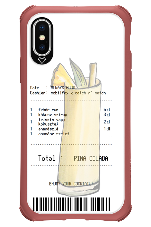 pina colada koktél - Apple iPhone XS
