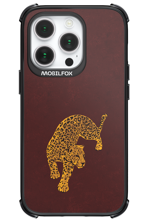 Burgundy Leopard - Apple iPhone 14 Pro