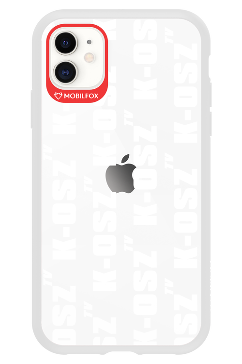 K-osz Transparent White - Apple iPhone 11