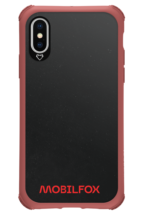 Black and Red Fox - Apple iPhone X