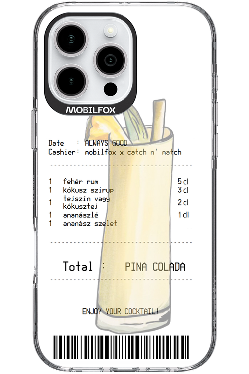 pina colada koktél - Apple iPhone 16 Pro Max