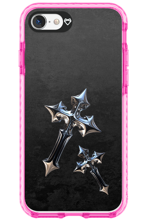 Chrome Crosses - Apple iPhone 8