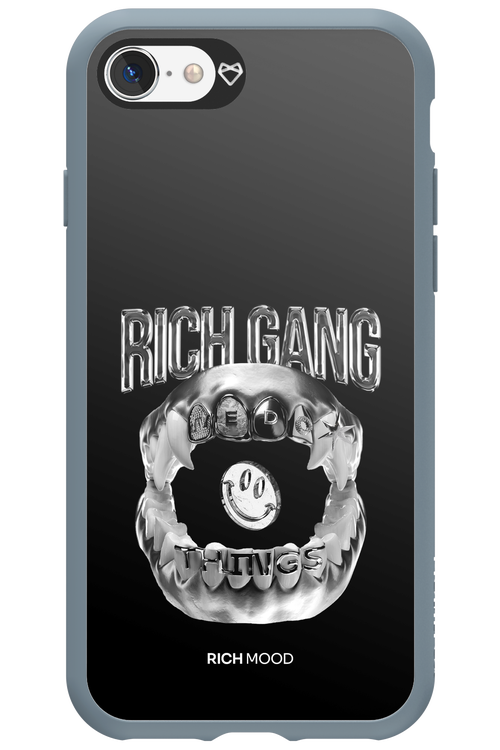 Rich Gang Silver - Apple iPhone 8