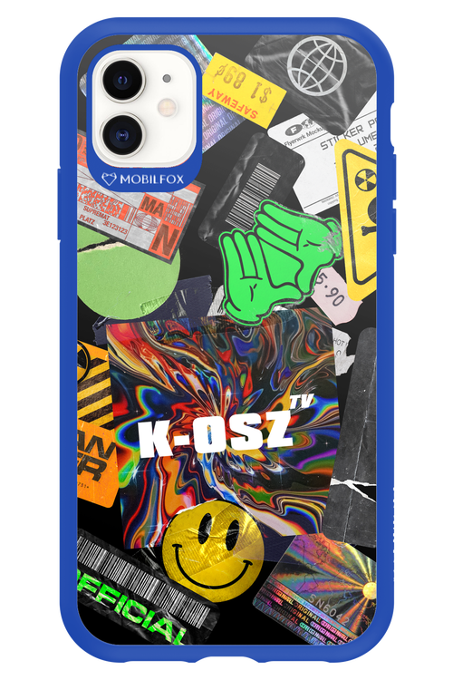 K-osz Sticker Black - Apple iPhone 11