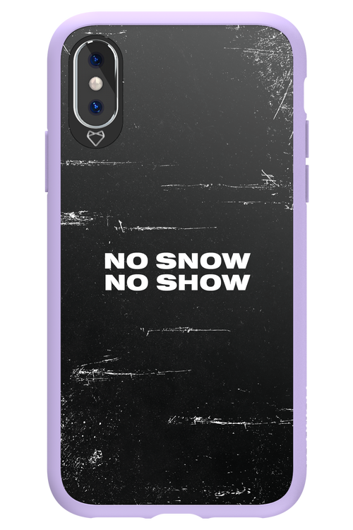 No snow, no show - Apple iPhone XS