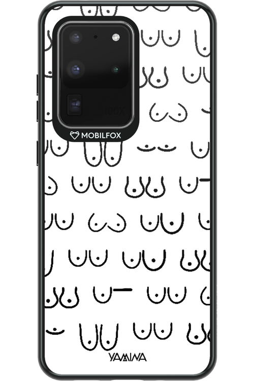 Boobies (white) - Samsung Galaxy S20 Ultra 5G