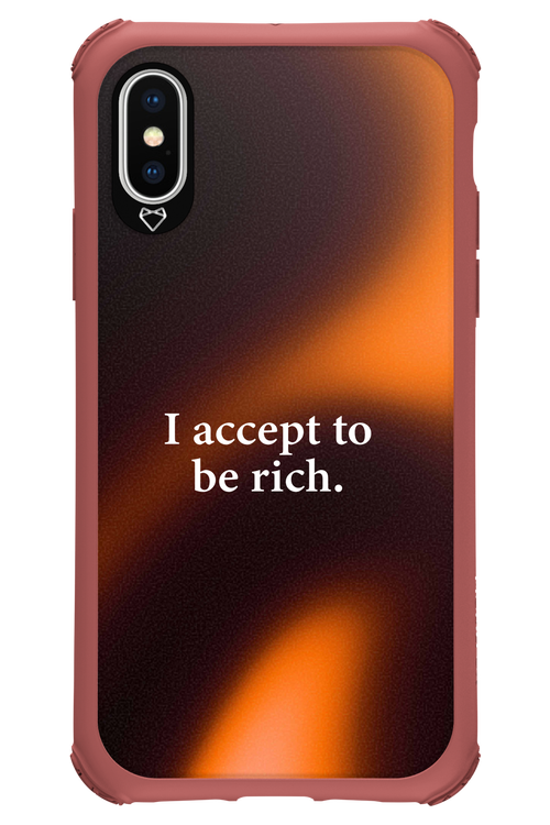I accept to be rich - Apple iPhone XS
