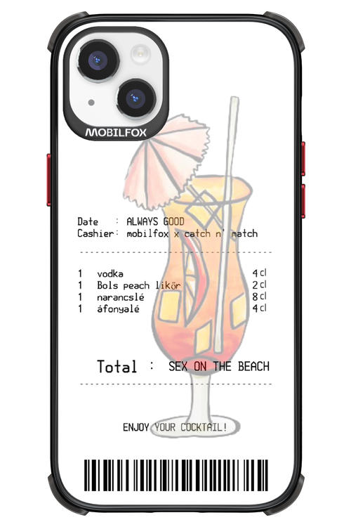 sex on the beach koktél - Apple iPhone 14 Plus