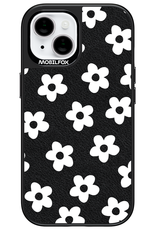 Happy Flowers Leather - Apple iPhone 15