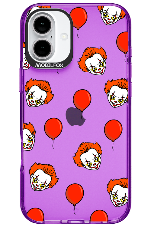 Mystery Clown (Transparent) - Apple iPhone 16 Plus