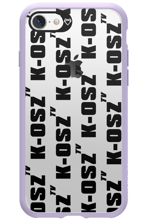 K-osz Transparent Black - Apple iPhone 7