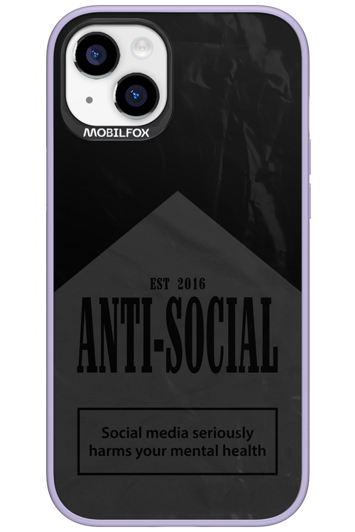 ANTI-SOCIAL (BLVCK) 2.0 - Apple iPhone 15 Plus