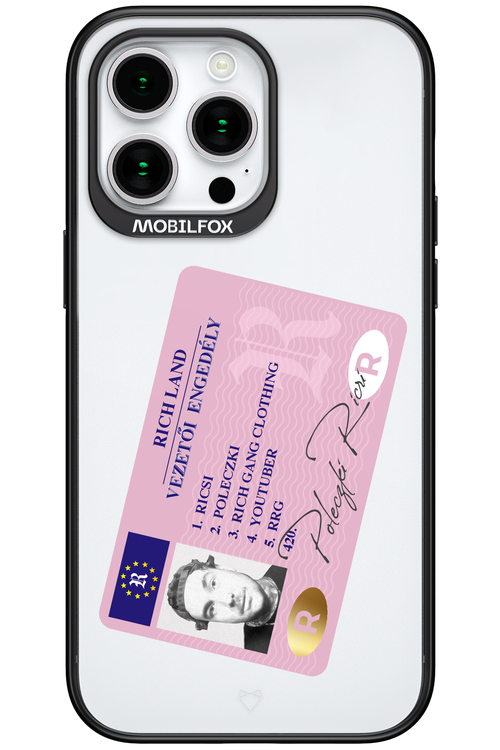 Vezetői engedély - Apple iPhone 15 Pro Max