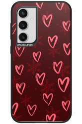 Christmas Hearts - Samsung Galaxy S23 FE