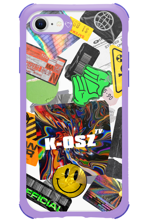 K-osz Sticker Transparent - Apple iPhone 8