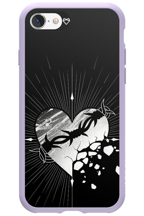 Fehér Szív 2.0 - Apple iPhone SE 2020