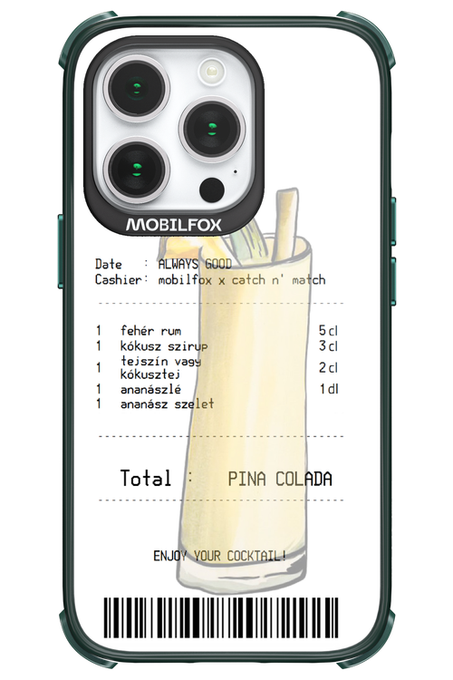 pina colada koktél - Apple iPhone 14 Pro
