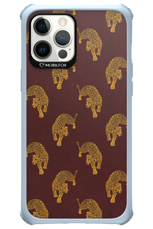 Burgundy Leopard Pattern - Apple iPhone 12 Pro Max