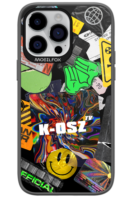 K-osz Sticker Black - Apple iPhone 14 Pro Max