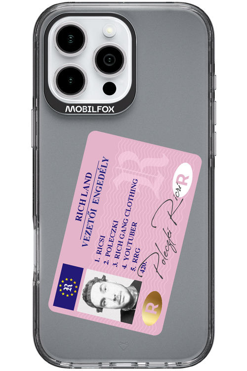 Vezetői engedély - Apple iPhone 16 Pro Max