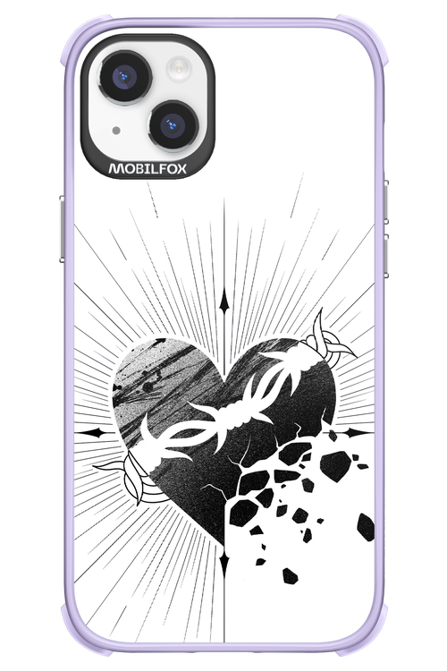 Fekete Szív - Apple iPhone 14 Plus