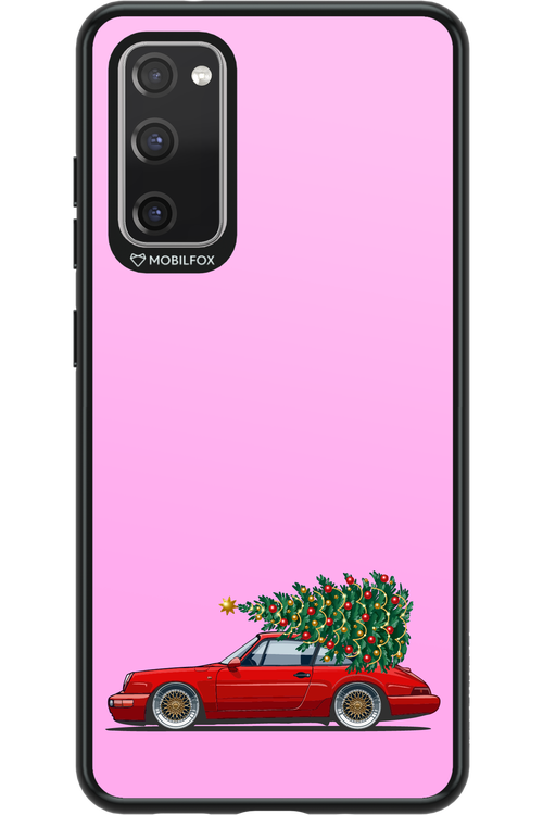 XMAS Car Pink - Samsung Galaxy S20 FE