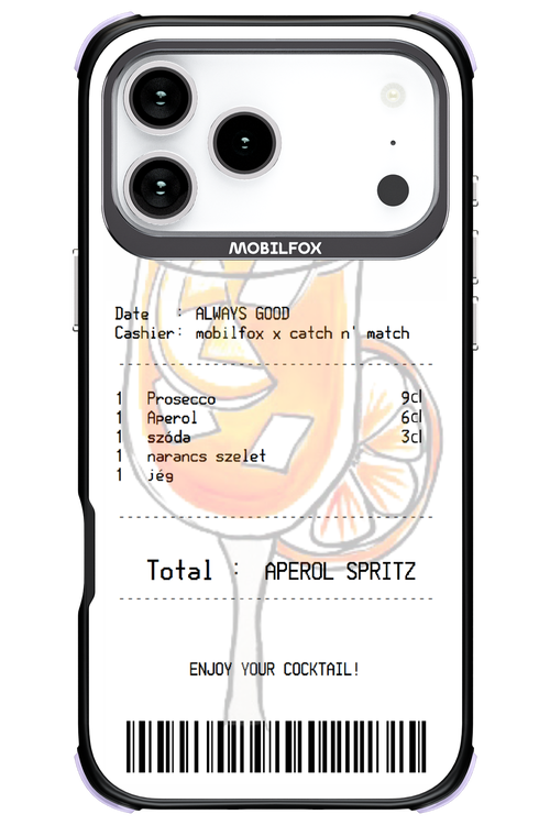 aperol spritz koktél - Apple iPhone 17 Pro Max