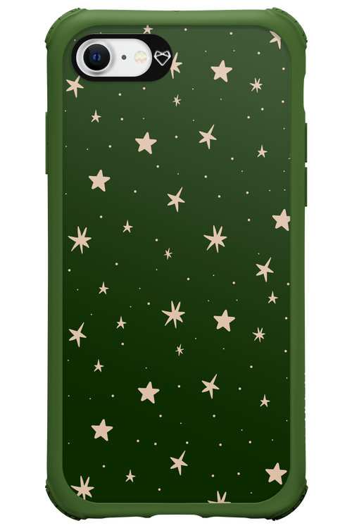 Forest Green Stars - Apple iPhone SE 2020