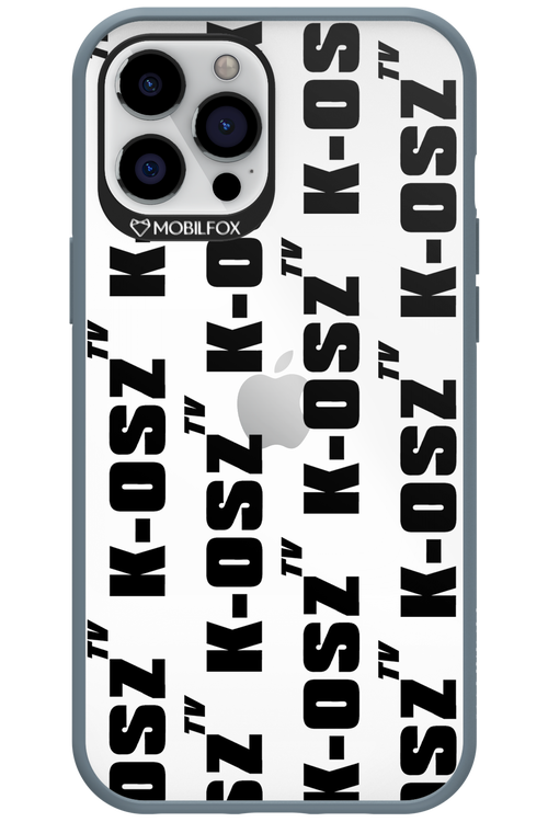K-osz Transparent Black - Apple iPhone 12 Pro Max