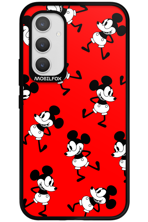 Iconic Mouse (red pattern) - Samsung Galaxy A54