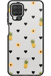 Ananas Heart Transparent - Samsung Galaxy A12