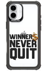 Winners Never Quit - Apple iPhone 16 Plus