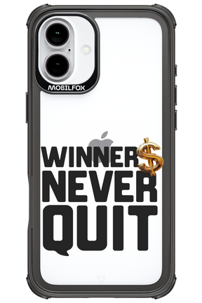 Winners Never Quit - Apple iPhone 16 Plus