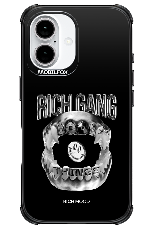 Rich Gang Silver - Apple iPhone 16