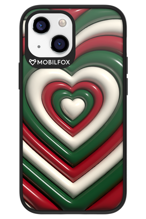 XMAS Hearts - Apple iPhone 13 Mini