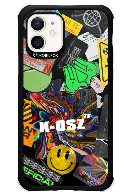 K-osz Sticker Black - Apple iPhone 12